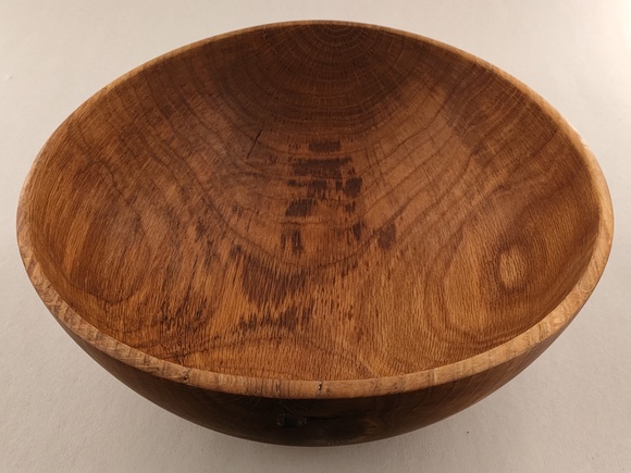 Duża misa drewniana z kawałka dębu