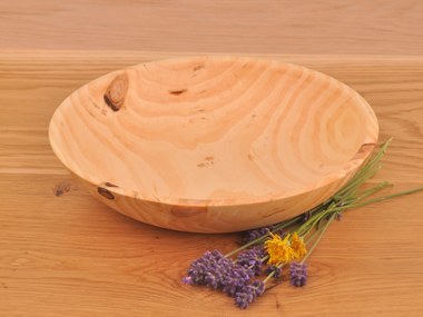 Miska drewniana z jednego kawałka sosny