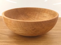 Drewniana misa z jednego kawałka brzozy lekka i dekoracyjna