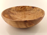 Duża misa z klonu z czeczotą