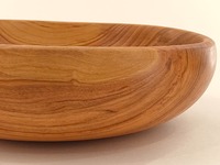 Drewniana misa z jednego kawałka czereśni
