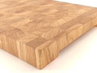 Deska do krojenia <br> sztorcowa dębowa