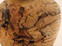 Wazon drewniany z jednego kawałka brzozy