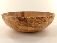 Duża misa z klonu z czeczotą