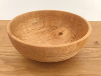 Drewniana misa z jednego kawałka brzozy lekka i dekoracyjna