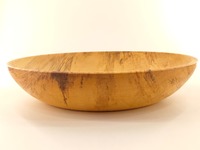 Misa drewniana z jednego kawałka lipy