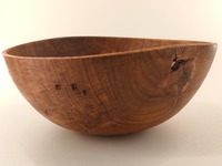 Duża misa drewniana z kawałka dębu