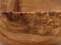 Duża misa z klonu z czeczotą