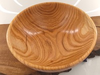 Duża misa drewniana z kawałka dębu