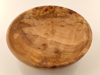 Duża misa z klonu z czeczotą