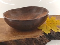 Misa drewniana z jednego kawałka orzecha włoskiego