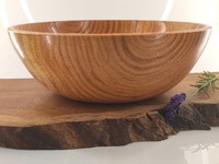 Duża misa drewniana z kawałka dębu