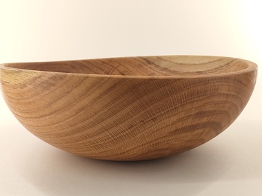 Ogromna misa drewniana z kawałka dębu