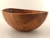 Duża misa drewniana z kawałka dębu