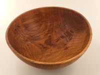Duża misa drewniana z kawałka dębu