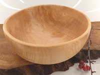 Duża misa drewniana z kawałka klonu