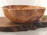Duża misa z twardego jesionu dekoracyjna i funkcjonalna