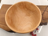 Duża misa drewniana z kawałka klonu