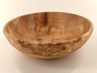 Duża misa z klonu z czeczotą