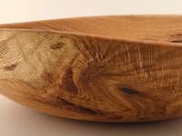 Duża misa drewniana z kawałka dębu