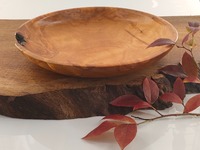 Talerz drewniany z jednego kawałka brzozy