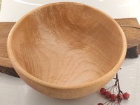 Duża misa drewniana z kawałka klonu
