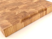 Deska do krojenia <br> sztorcowa dębowa