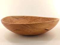 Duża misa drewniana z kawałka dębu