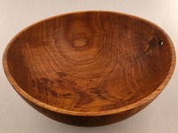Duża misa drewniana z kawałka dębu