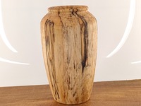 Wazon drewniany z jednego kawałka brzozy