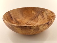 Duża misa z klonu z czeczotą