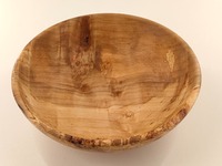 Duża misa z klonu z czeczotą