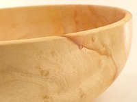 Misa drewniana z jednego kawałka klonu