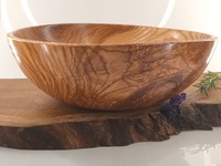 Duża misa z twardego jesionu dekoracyjna i funkcjonalna